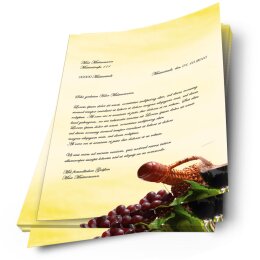 Motif Letter Paper! RED WINE 20 sheets DIN A4