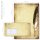 200-pc. Complete Motif Letter Paper-Set QUILL ON OLD PAPER