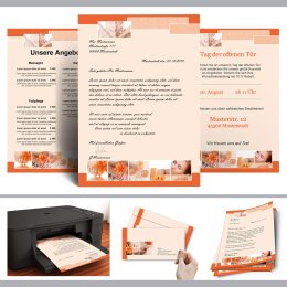 Papel de carta Bienestar & Belleza RELAJACIÓN - 50 Hojas formato DIN A5 - Paper-Media