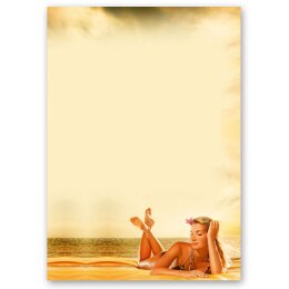 Briefpapier RELAXEN AM SEE - DIN A4 Format 100 Blatt...