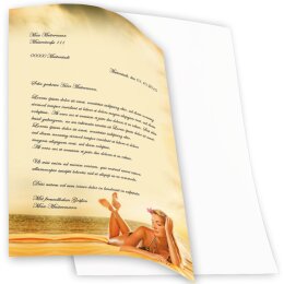Briefpapier RELAXEN AM SEE - DIN A4 Format 100 Blatt