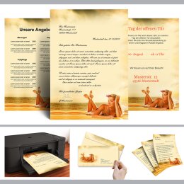 Briefpapier RELAXEN AM SEE - DIN A4 Format 100 Blatt