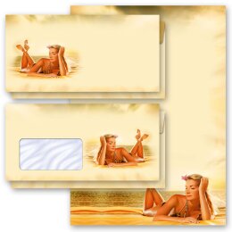Motif Letter Paper-Set RELAXING AT THE LAKE