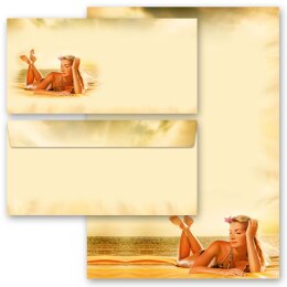 20-pc. Complete Motif Letter Paper-Set RELAXING AT THE LAKE Wellness & Beauty, Travel, Paper-Media