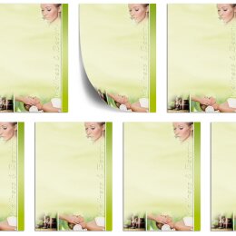 Papel de carta Bienestar & Belleza BIENESTAR Y BELLEZA - 50 Hojas formato DIN A5 - Paper-Media