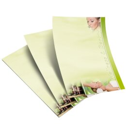 Motif Letter Paper! WELLNESS & BEAUTY 250 sheets DIN A5