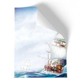 Stationery-Motif ON THE SEA | Travel & Vacation | High quality Stationery DIN A4 - 50 Sheets | 90 g/m² | Printed on one side | Order online! | Paper-Media