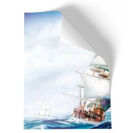 Stationery-Motif ON THE SEA | Travel & Vacation | High quality Stationery DIN A5 - 100 Sheets | 90 g/m² | Printed on one side | Order online! | Paper-Media