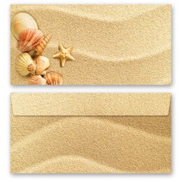 Motif envelopes! SHELLS IN THE SAND