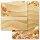 40-pc. Complete Motif Letter Paper-Set SHELLS IN THE SAND
