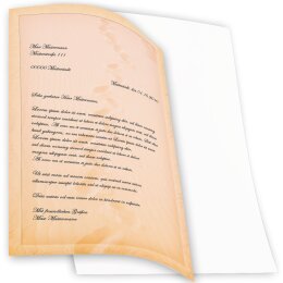 Motif Letter Paper! TRACES IN THE SAND 50 sheets DIN A4