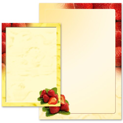 DIN A5 Format 50 Blatt Motiv-Briefpapier ROTER WEIN