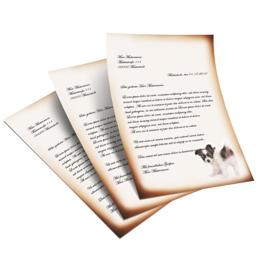 Briefpapier LUSTIGER WELPE - DIN A4 Format 50 Blatt