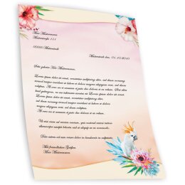 Briefpapier KAKADU - DIN A4 Format 20 Blatt