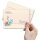 10 patterned envelopes COCKATOO in C6 format (windowless)