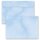10 patterned envelopes MARBLE BLUE in C6 format (windowless)