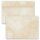 10 patterned envelopes MARBLE BEIGE in C6 format (windowless)