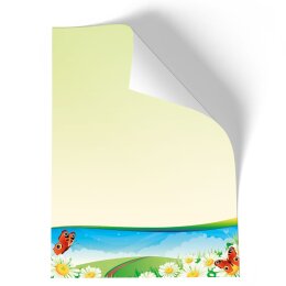 Briefpapier VIER JAHRESZEITEN - SOMMER - DIN A4 Format 50 Blatt
