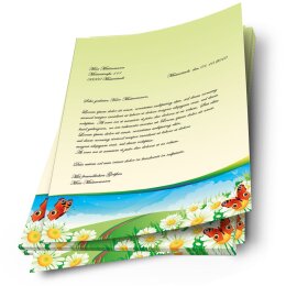 Motif Letter Paper! FOUR SEASONS - SUMMER 100 sheets DIN A4