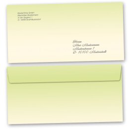 10 patterned envelopes FOUR SEASONS - SUMMER in standard DIN long format (windowless)