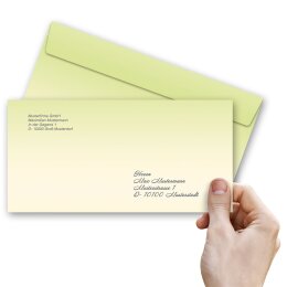 50 patterned envelopes FOUR SEASONS - SUMMER in standard DIN long format (windowless)