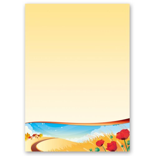 Motif Letter Paper! FOUR SEASONS - AUTUMN 50 sheets DIN A4