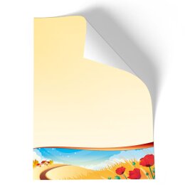 50 fogli di carta da lettera decorati QUATTRO STAGIONI – AUTUNNO DIN A4