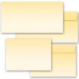 10 enveloppes à motifs au format DIN LONG - QUATRE SAISONS – AUTOMNE (sans fenêtre)