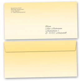 10 patterned envelopes FOUR SEASONS - AUTUMN in standard DIN long format (windowless)