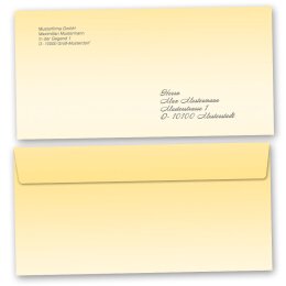 50 patterned envelopes FOUR SEASONS - AUTUMN in standard DIN long format (windowless)