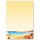 200-pc. Complete Motif Letter Paper-Set FOUR SEASONS - AUTUMN