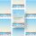 Motif Letter Paper! FOUR SEASONS - WINTER 100 sheets DIN A4