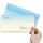 50 patterned envelopes FOUR SEASONS - WINTER in standard DIN long format (windowless)