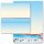 20-pc. Complete Motif Letter Paper-Set FOUR SEASONS - WINTER