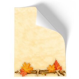 Briefpapier HERBSTGOLD - DIN A5 Format 50 Blatt