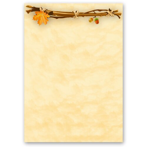 Motif Letter Paper! GOLDEN AUTUMN 100 sheets DIN A6