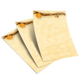 Motif Letter Paper! GOLDEN AUTUMN 100 sheets DIN A6