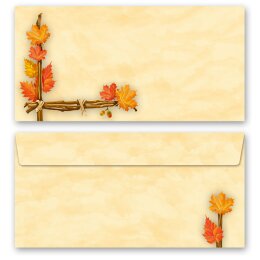 Motiv-Briefpapier Set HERBSTGOLD - 100-tlg. DL (ohne Fenster)