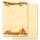 Motiv-Briefpapier Set HERBSTGOLD - 100-tlg. DL (ohne Fenster)