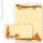 Motiv-Briefpapier Set HERBSTGOLD - 100-tlg. DL (ohne Fenster)