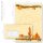 40-pc. Complete Motif Letter Paper-Set GOLDEN AUTUMN