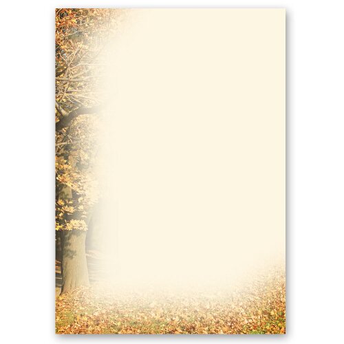 Autumn motif | Stationery Paper Seasons - Autumn | Autumn Frame | Pap
