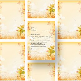 Papier à motif ÉPOUVANTAIL 50 feuilles DIN A4