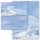 40-pc. Complete Motif Letter Paper-Set MOUNTAINS IN THE SNOW