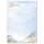 Briefpapier WINTERLANDSCHAFT - DIN A5 Format 100 Blatt Natur & Landschaft, Jahreszeiten - Winter, Wintermotiv, Paper-Media