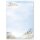 Motif Letter Paper! WINTER LANDSCAPE 100 sheets DIN A5 Nature & Landscape, Seasons - Winter, Winter motif, Paper-Media