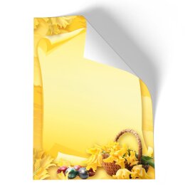 Papelería-Motif PASCUA | Pascua | Alta calidad papelería DIN A4 - 20 hojas | 90 g/m ² | Impreso en un lado | Orden en línea! | Paper-Media