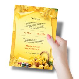 Briefpapier OSTERFEST - DIN A5 Format 50 Blatt