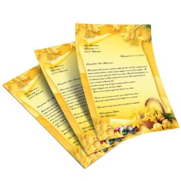 Motif Letter Paper! EASTER FEAST 100 sheets DIN A5