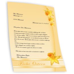 Briefpapier OSTERGLOCKEN - DIN A4 Format 20 Blatt